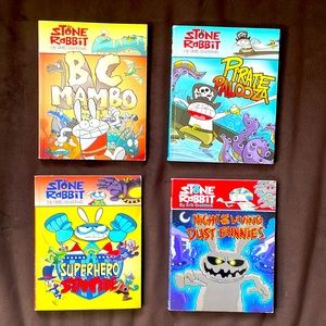 Set of 4 Stone Rabbit Graphic Novels by Erik Craddock & Random House Paperbacks